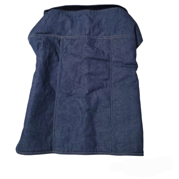 Ruffin It Denim Sherpa Lined Pet Jacket - Picture 5 of 10